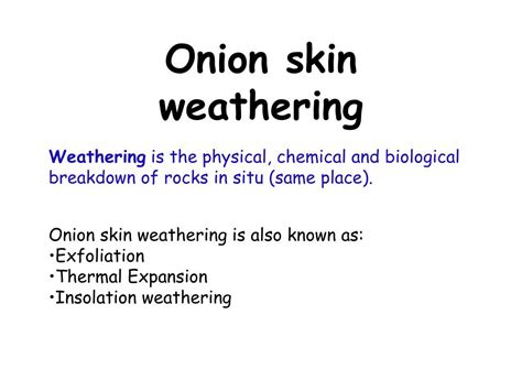 PPT - Onion skin weathering PowerPoint Presentation, free download - ID ...