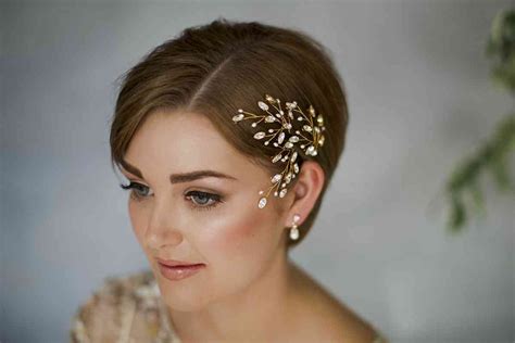 How To Style Wedding Hair Accessories With Short Hair, with Debbie ...