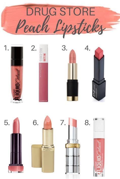 Stunning Peach Lipsticks for Fair Skin