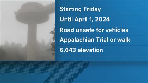 Clingmans Dome Road to close for the winter | wbir.com