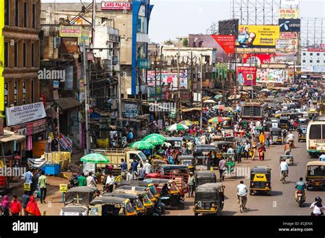 India, Odisha, Cuttack, busy street Stock Photo - Alamy