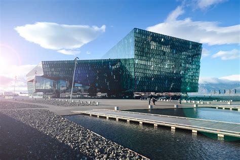 HARPA Concert Hall - Reykjavik - dynamic forms - architectural photography