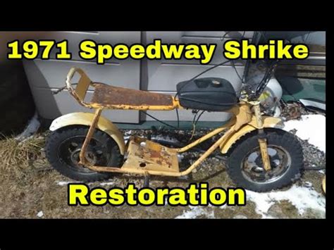 Vintage mini bike restoration - YouTube
