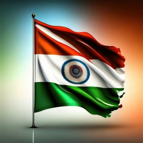 Premium AI Image | National flag of India Indian Independence Day