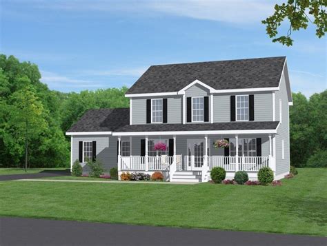 Two Story Ranch Style House Plans Inspirational Two Story Home with Beautiful Front Porch Dream ...