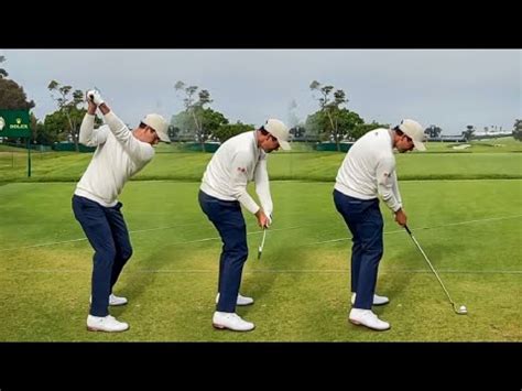 Adam Scott Golf Swing - IRON SWING SEQUENCE | Full Speed + SLOW MOTION - YouTube