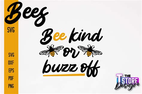 Bees SVG | Honey Bee Quotes SVG Design | Graphic by The T Store Design · Creative Fabrica