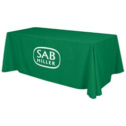 8 feet table cloth,8 feet table cover,8 ft logo table cover,Printed branded table runner ...