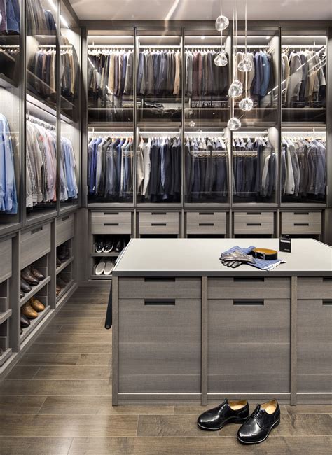 Modern Luxe | Men's Closet by TRG Architecture + Interior Design ...