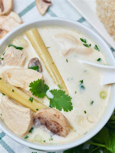 Tom Kha Gai Soup (Coconut Chicken Soup) - Show Me the Yummy