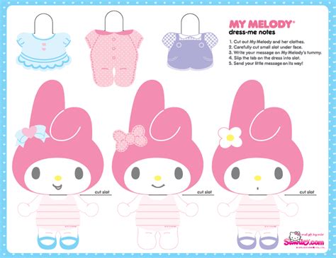 View All Character Goodies | Hello kitty crafts, Paper dolls, Paper ...