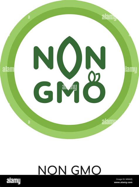 non gmo logo vector isolated on white background for your web, mobile and app design Stock ...