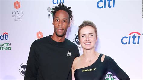 Love match: Tennis stars Elina Svitolina and Gael Monfils announce engagement - CNN