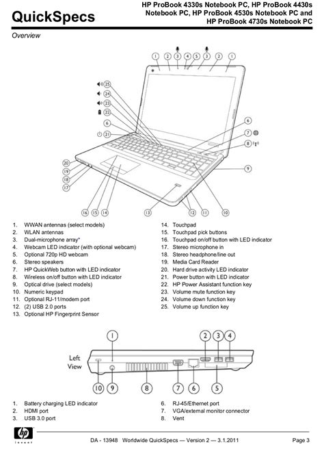 PDF manual for HP Laptop ProBook 4730s