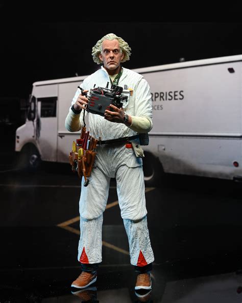 1985 Back to the Future Doc Brown (Hazmat Suit) by NECA - The Toyark - News