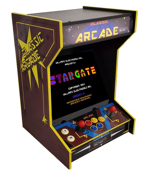 Buy Suncoast Arcade Classic Tabletop Arcade Machine With 19 Retro Horizontal Games Online at ...