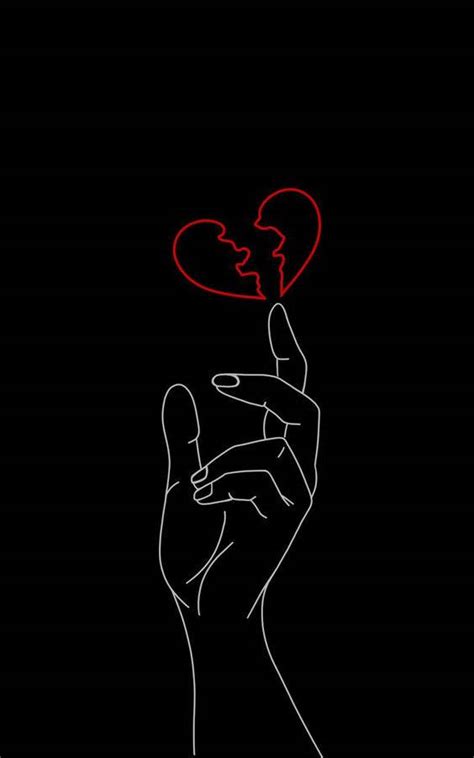 Download Hand With A Broken Heart Iphone Wallpaper | Wallpapers.com