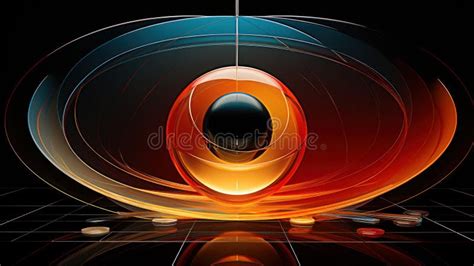 Ebonic Flux: Dynamic Dimensions in Minimalist Motion Stock Photo - Image of swirling, visual ...