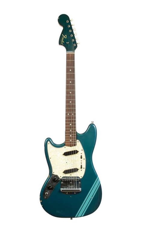 Kurt Cobain’s blue Fender Mustang from Smells Like Teen Spirit to go on auction next month