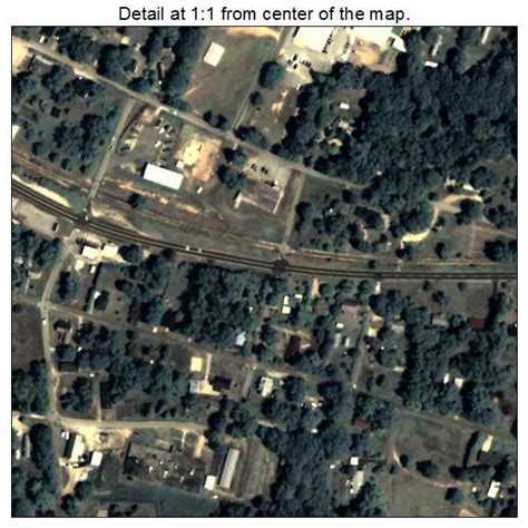 Aerial Photography Map of Bowman, GA Georgia