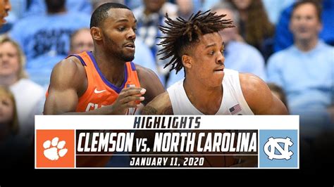 Clemson vs. North Carolina Basketball Highlights (2019-20) | Stadium - YouTube