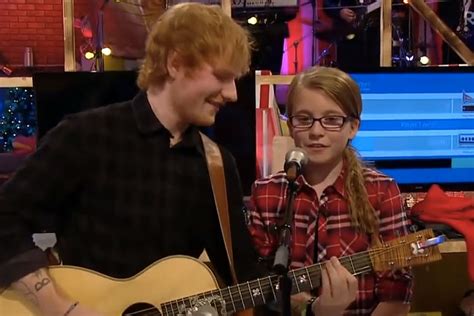 Ed Sheeran Surprises Sweet Fan and Sings With Her [VIDEO]