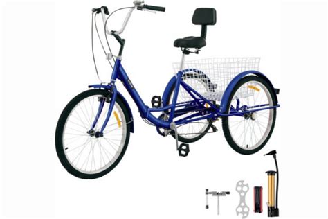 7 Speed Comfortable Folding Electric Trike - Tricycles For Adults