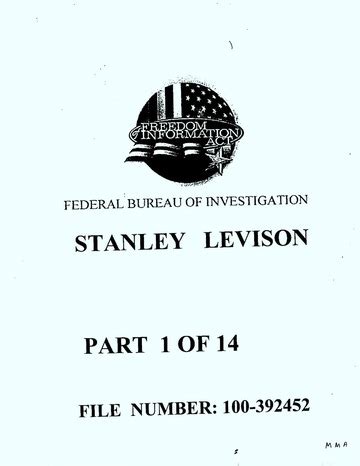 Stanley Levison : Federal Bureau of Investigation : Free Download, Borrow, and Streaming ...