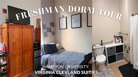 FRESHMAN DORM TOUR: HAMPTON UNIVERSITY VC SUITES - YouTube