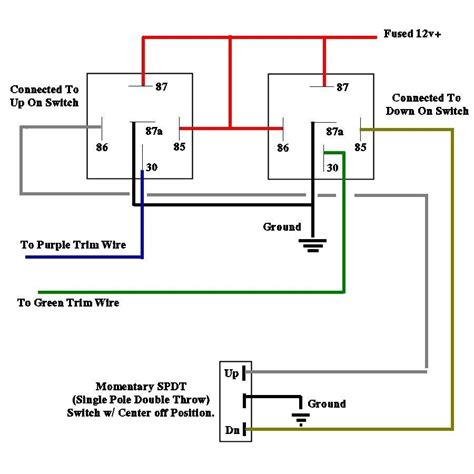 Tilt Trim Switch Wiring Diagram