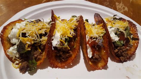 Tastee Recipe Homemade Cheese Taco Shells - Just ONE Ingredient! - Tastee Recipe