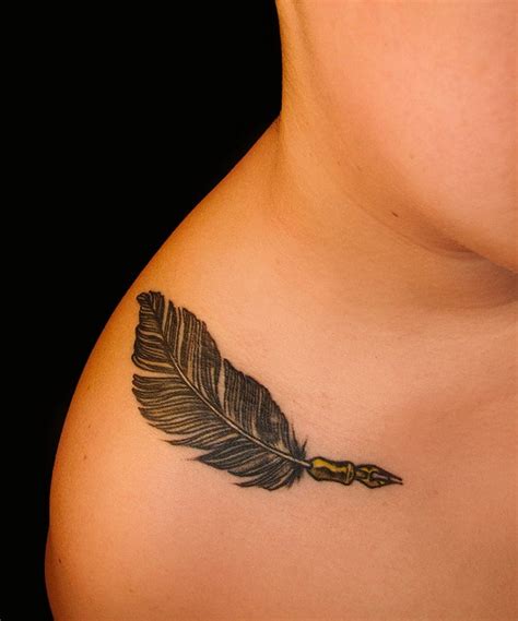 Quill Tattoo | Quill pen tattoo, Quill tattoo, Pen tattoo