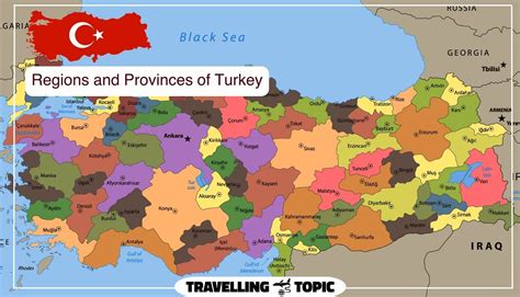 Map Of Turkey And Surrounding Countries + Bordering Countries