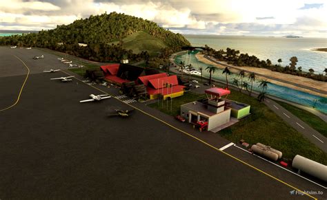 TVSC CANOUAN AIRPORT + HARBORD для Microsoft Flight Simulator | MSFS