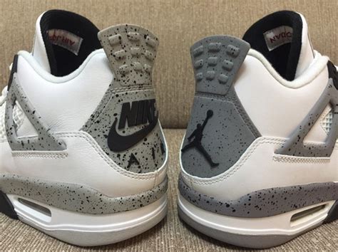 Air Jordan 4 "White Cement" Comparison - 2012 vs 2016 - Air Jordans ...