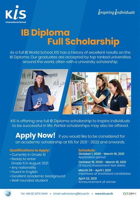 IB Diploma Full Academic Scholarship – Thai Nordic Association