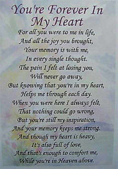 Forever in my heart... Grief Poems, Mom Poems, Grief Quotes, Dad Quotes ...