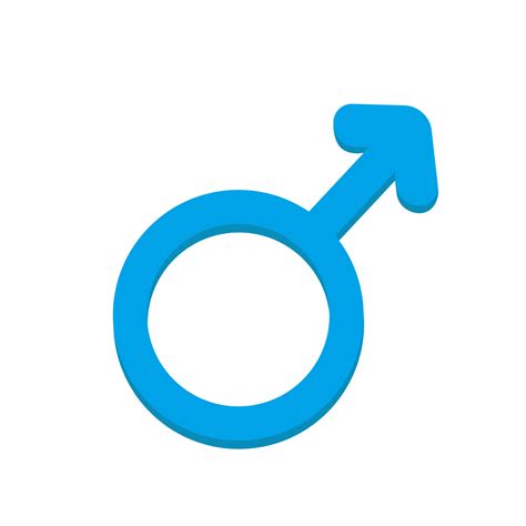 Male Gender Symbol. 4854573 Vector Art at Vecteezy