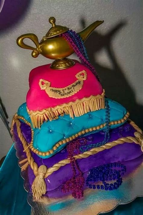 Aladin | Aladdin birthday party, Aladdin cake, Princess jasmine birthday party
