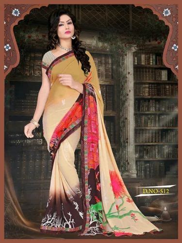 Party Wear Printed Khushi Designer Saree at Rs 425 in Surat | ID ...