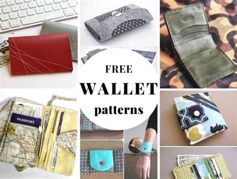 15+ Free Wallet Sewing Patterns To Sew For Men, Women And Kids ⋆ Hello ...