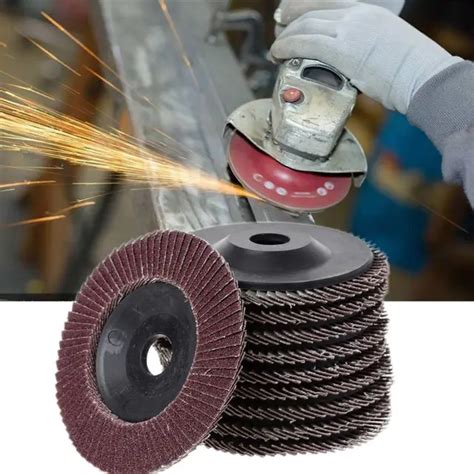 10 Pcs Abrasive 100mm 4" Sanding Flap Discs Deburring Grinding Angle ...