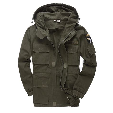 Men Military Style Tactical Jackets For Men Pilot Coat US Army 101 Air ...