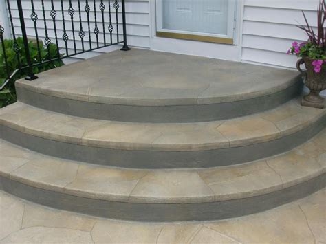 Concrete Stoop Gallery | Patio stairs, Front porch steps, Patio steps