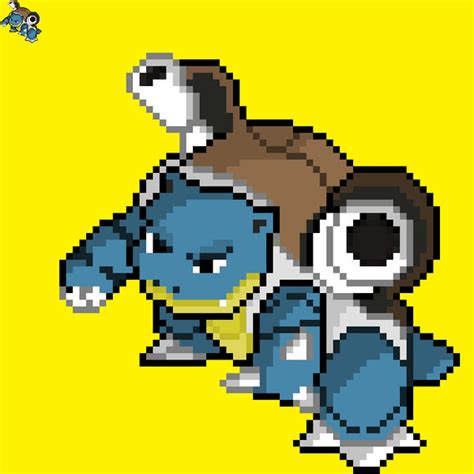 Blastoise sprite by iFire124 on DeviantArt