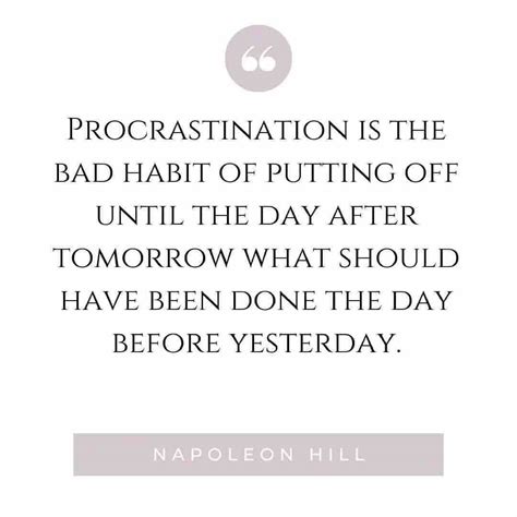 Quotes Procrastination And Quotes About Procrastination