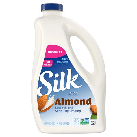 Silk Unsweetened Almond Milk - Shop Milk at H-E-B