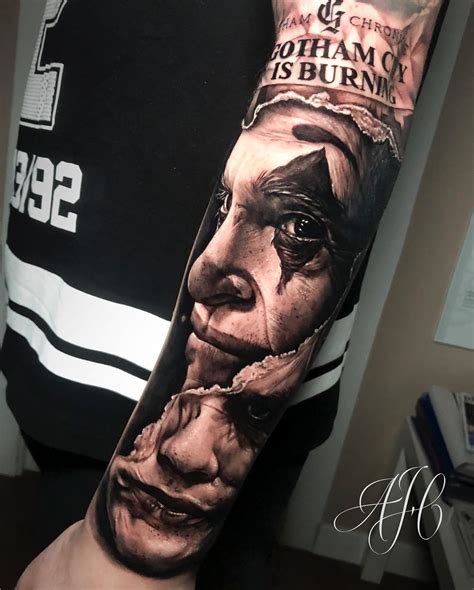 Discover 76+ joker sleeve tattoo - in.cdgdbentre