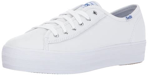 Keds Triple Kick Leather Fashion Sneaker,white,6 M Us - Lyst