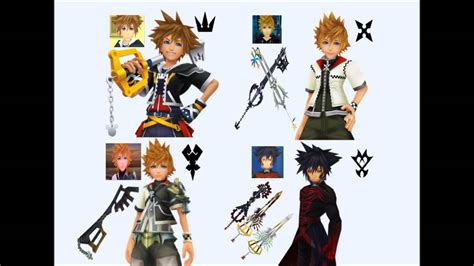 Sora , Roxas, Ventus and Vanitas All Themes Together - YouTube